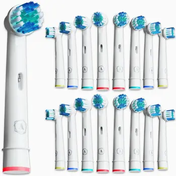 Ersatz-Zahnbürstenköpfe für Oral-B Braun Electric Precision Clean Bürstenköpfe Nachfüllung für 7000/Pro