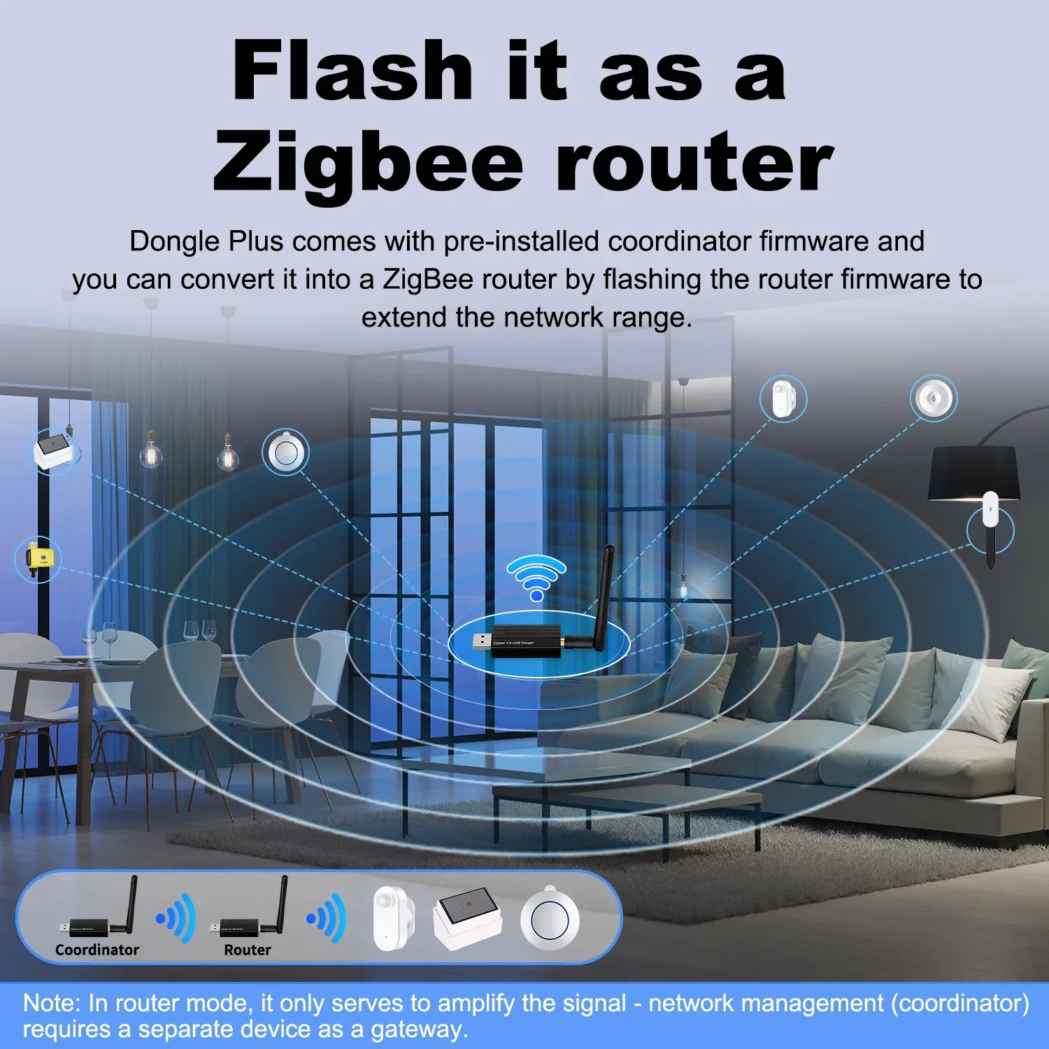 Haozee Zigbee 3.0 USB-Dongle Plus Stick Universal Zigbee – Bild 4