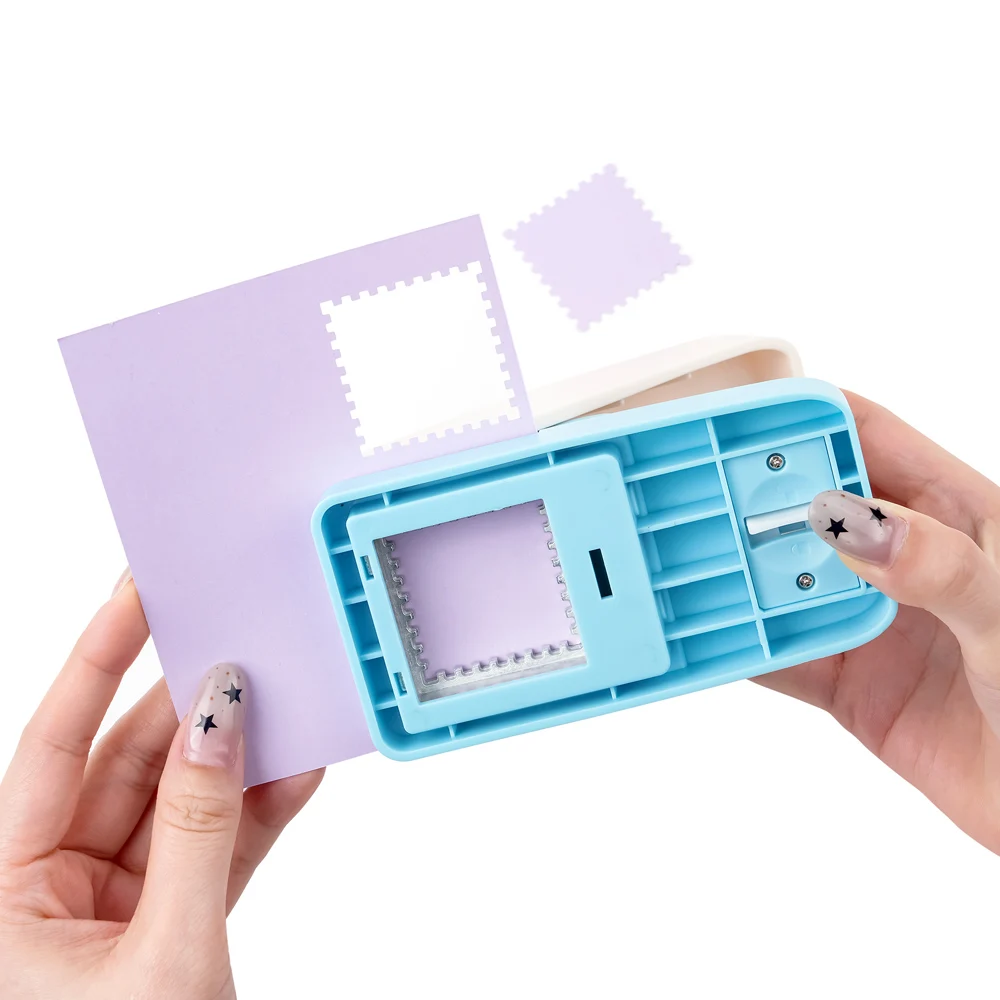Rechteckiger Briefmarkenstanzer, Hebel-Aktionsstanzer für – Bild 2