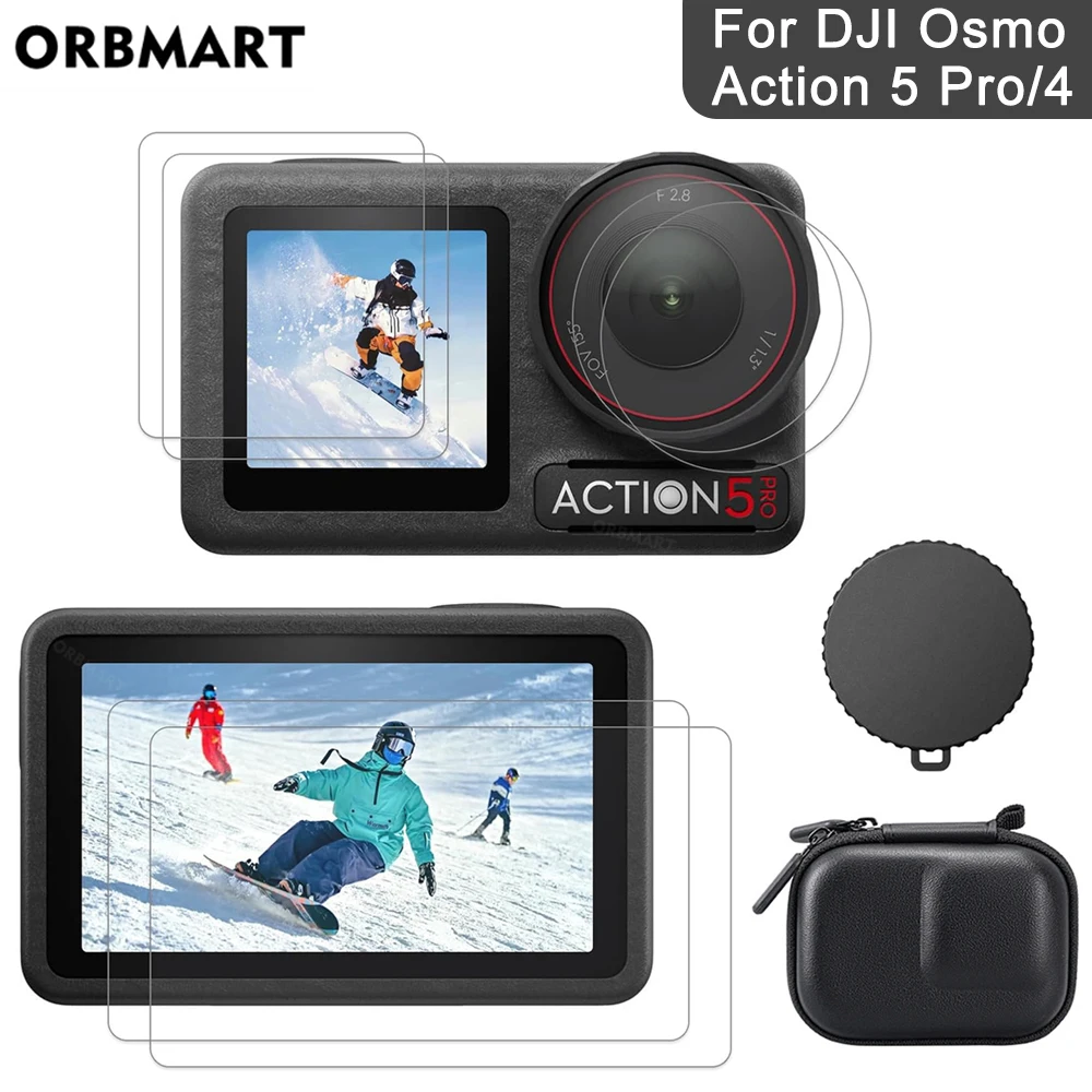 Für DJI Osmo Action 5 Pro 4 3 Screen Protector Gehärtetes