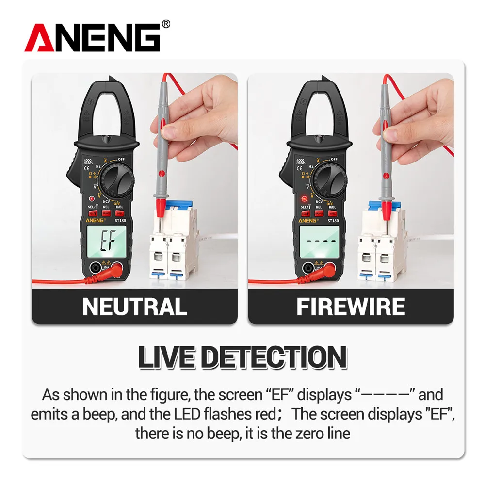 ANENG ST180 AC-Strommesszange Digitales – Bild 4