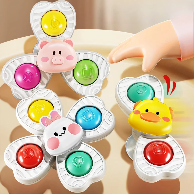Baby Sucker Spinning Spielzeug Kinder Bad Montessori Bildung – Bild 3
