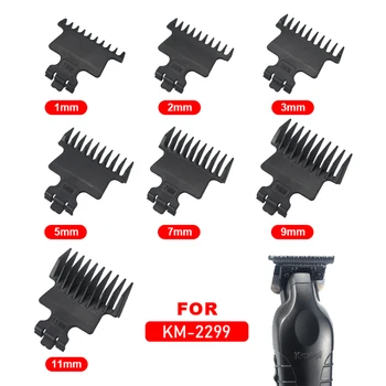Kemei KM-2299 1 2 3 5 7 9 11mm Professioneller Haarschneider Aufsteckkämme Friseur Haarschneidehilfe Barbier