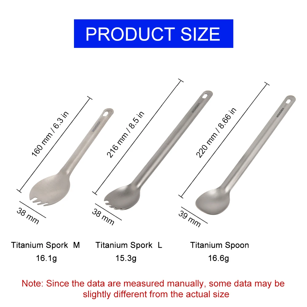 Widesea Camping Titan Spork Löffel Outdoor Leichte Gabel – Bild 2