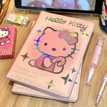 A6 Niedliches Notizbuch, süßes Katzen-Tagebuch, Notizbuch für Schüler, Malbuch, Cartoon-Schüler-Schreibwaren