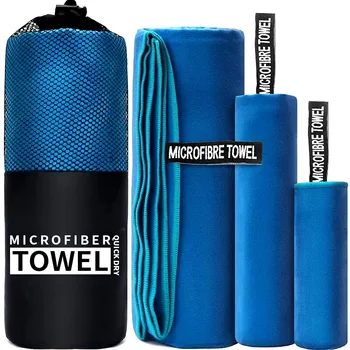 Schnell trocknendes Sporthandtuch, 40 x 80 cm, Blau, Grau, Grün, Orange, Schwimmen, Fitnessstudio, Fitness