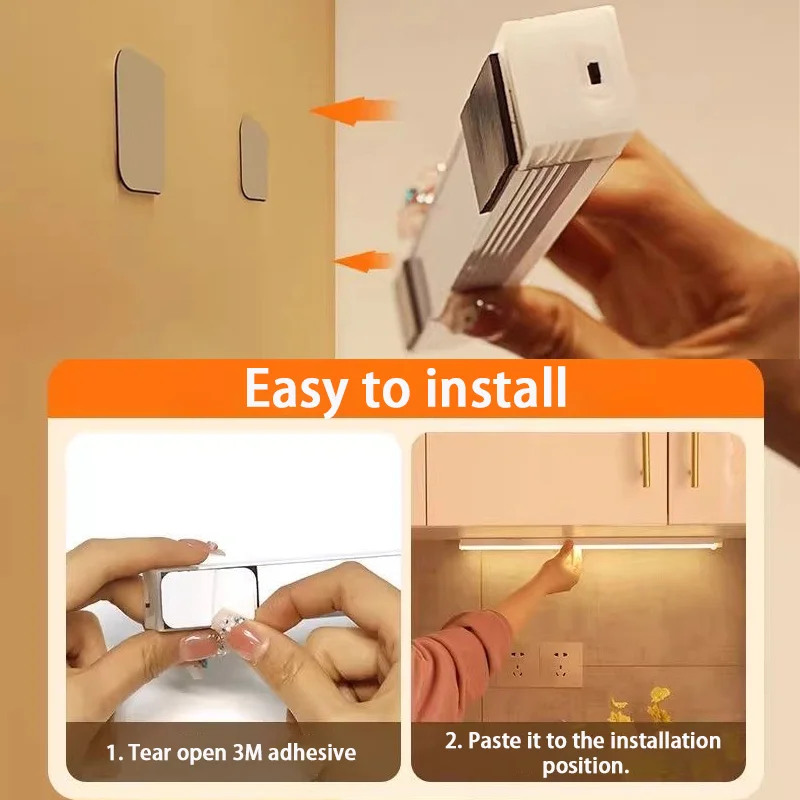 LED Motion Sensor Licht Drahtlose LED Nachtlicht Typ C – Bild 4