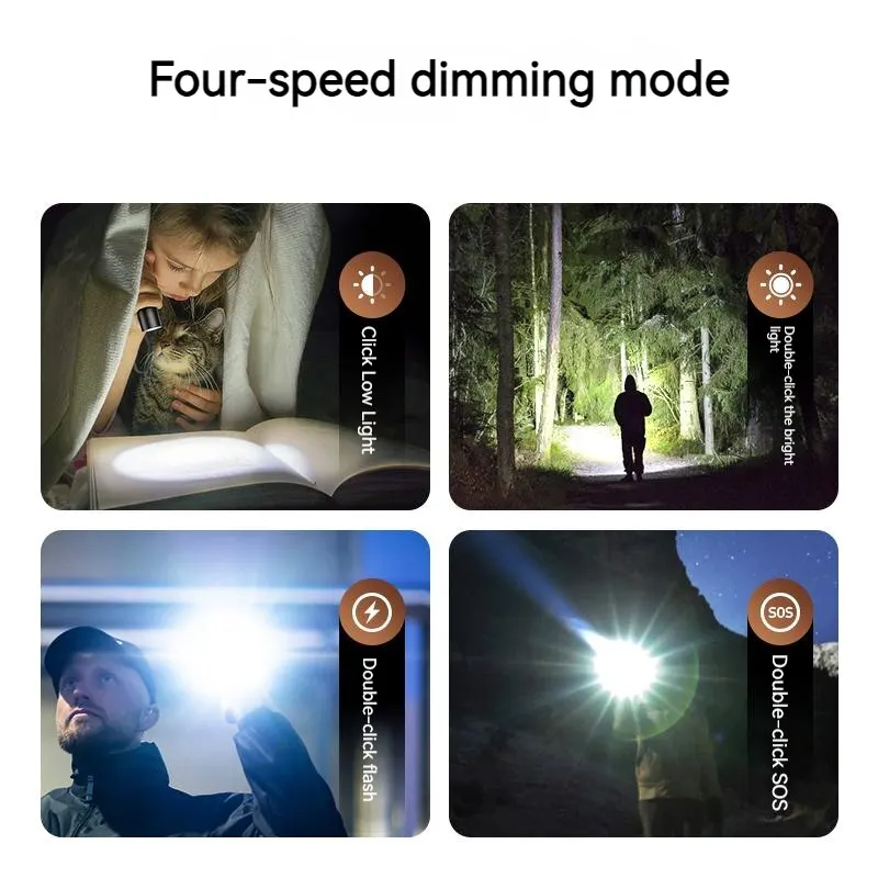 Philips 2025 Neue tragbare EDC-Taschenlampe, wiederaufladbare – Bild 6