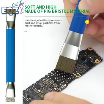 Antistatische ESD-sichere doppelköpfige Bürstenplattenreparatur für die Reparatur von IC-Chips, PCB-Schweißen
