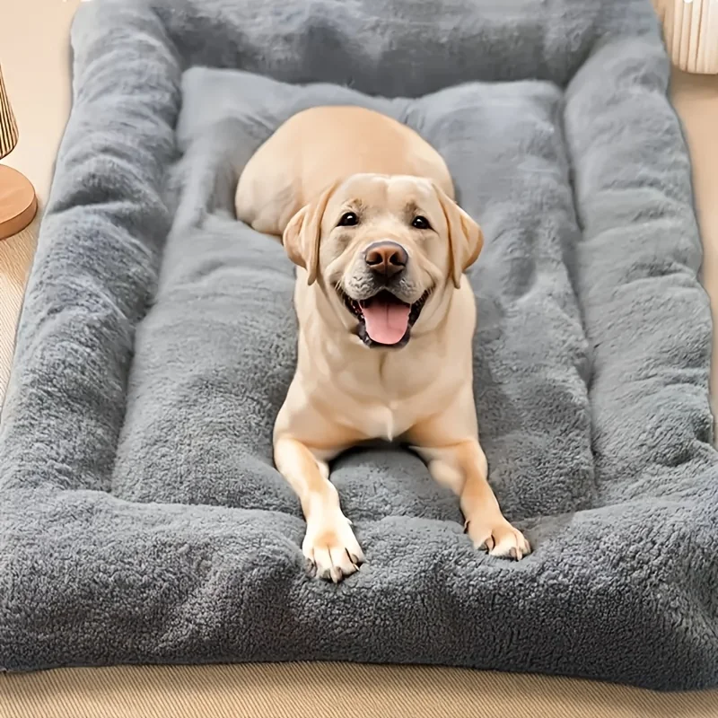 Übergroßes Plüsch-Hundekatzenbett, Sofa-Kistenunterlage