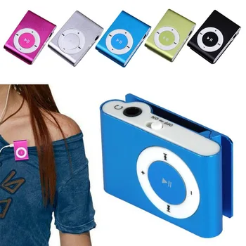 Mini mp3 player musik medien mini clip unterstützung tf karte stilvolles design modisches tragbares mini usb