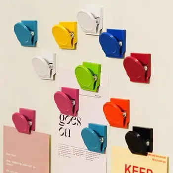 Magnetische Büro- und Kühlschrankklammern, mehrfarbige, multifunktionale Aktenorganisatoren (5 Stück)