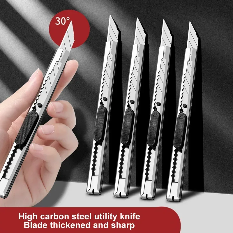 1/5/10Pcs Utility Messer Edelstahl Papier Cut Box Cutter – Bild 6