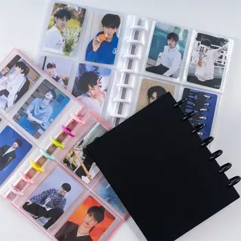 Kpop Fotoalbum neu ins Multi-Taschen Lose blatt Binder 3 Zoll Foto karten halter Idol Karten sammeln Buch Star