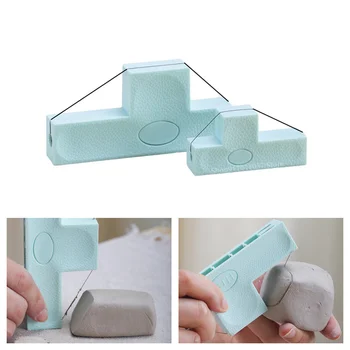 Keramik Winkel Schneiden Ton Werkzeuge Polymer Schlamm Bord Spleißen Trimmen Werkzeuge DIY Keramik Trimmen