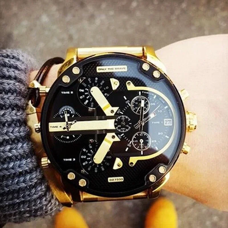 Personalisierte Herrenuhr mit großem Zifferblatt, trendig – Bild 3