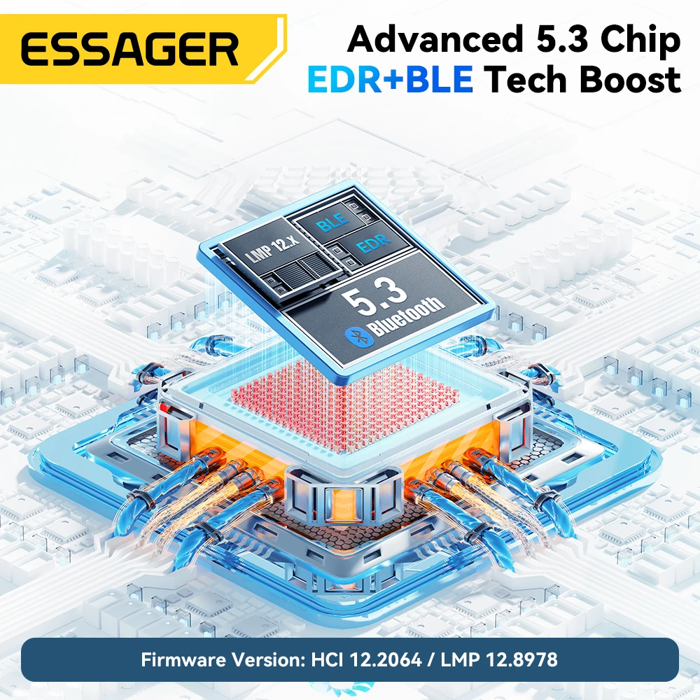 Essager USB Bluetooth 5.3 Adapter Aux Audio Receiver Sender – Bild 3