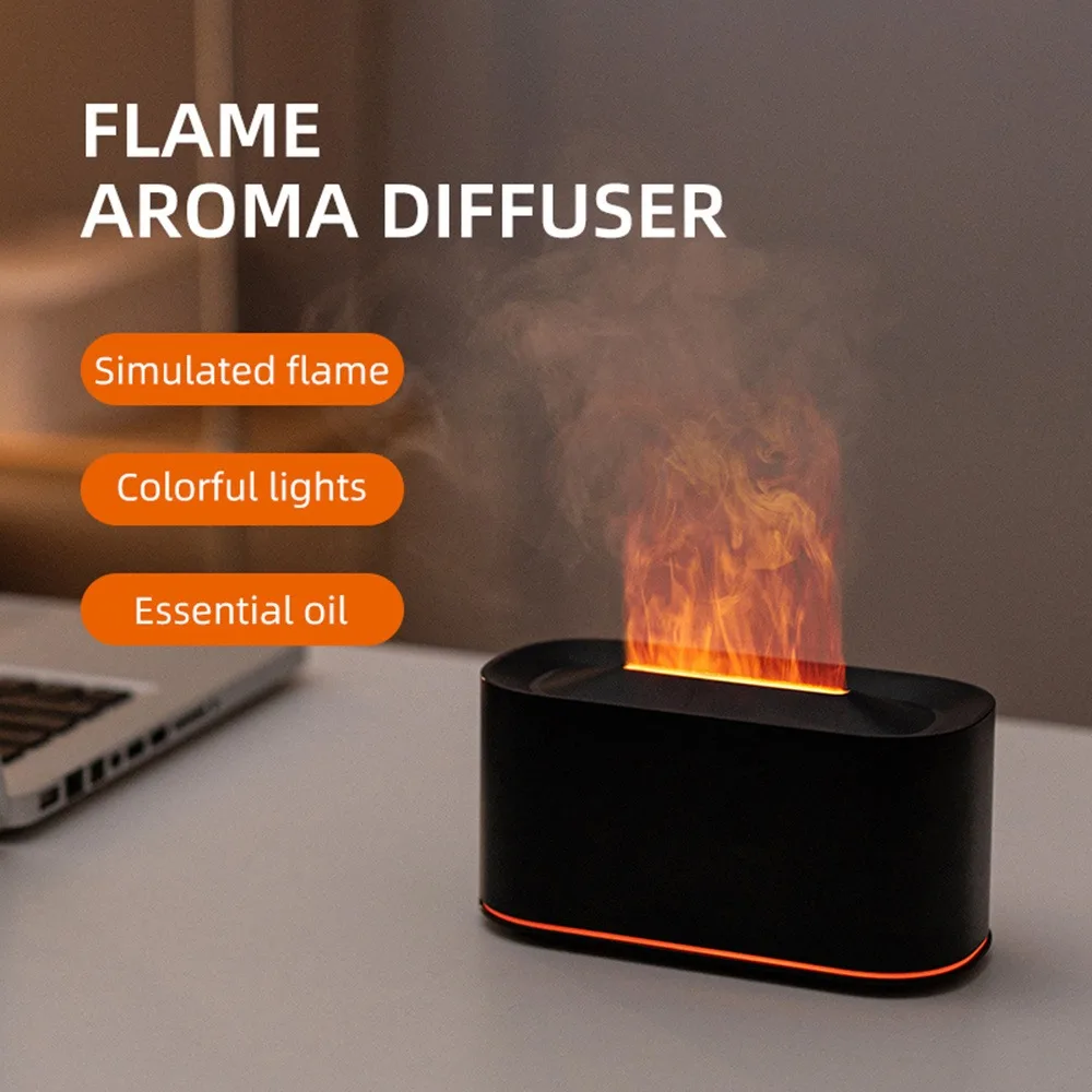 Aromatherapie-Diffusor mit Flammeneffekt, Diffusor für – Bild 3