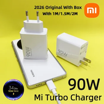 Xiaomi Ladegerät 90W Hyper Turbo Chargers Schnellladegerät Typ C für XiaoMi 17 15 T 15t 14 Ultra 13t 12 Poco