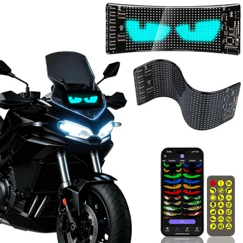 16*32 LED Devil Eye Lights für Motorrad-Windschutzscheibe, programmierbares Matrix-Pixel-Panel