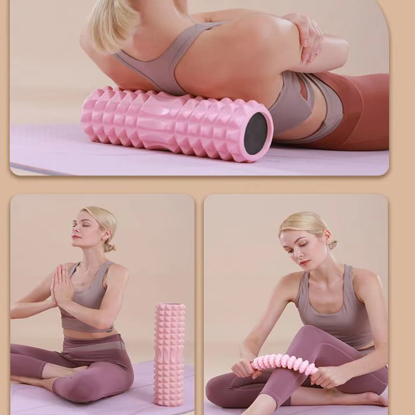 45cm Yoga-Schaumstoffrolle, Muskelmassageblock – Bild 6