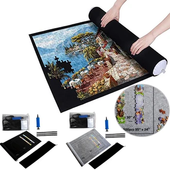 Puzzles Pad Jigsaw Roll Filz Matte Playmat Puzzles Decke für bis zu 1500 Teile Puzzle Zubehör neue tragbare