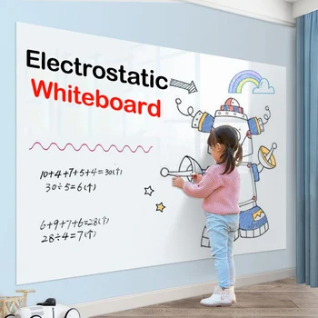 Breite: 45 cm, wiederverwendbares statisches Whiteboard, haftet nach Wänden, ohne Beschädigung, einfach