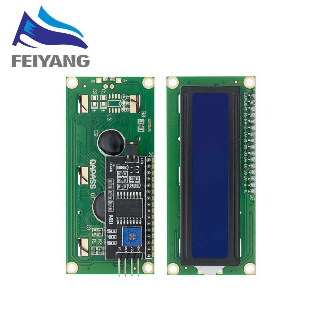 10PCS LCD1602 1602 LCD Modul Blau/Gelb Grün Bildschirm 16x2 – Bild 4