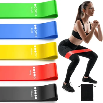 TPE-Widerstandsbänder, Fitness-Set, Gummischlaufenbänder, Krafttraining, Workout, Expander, Yoga