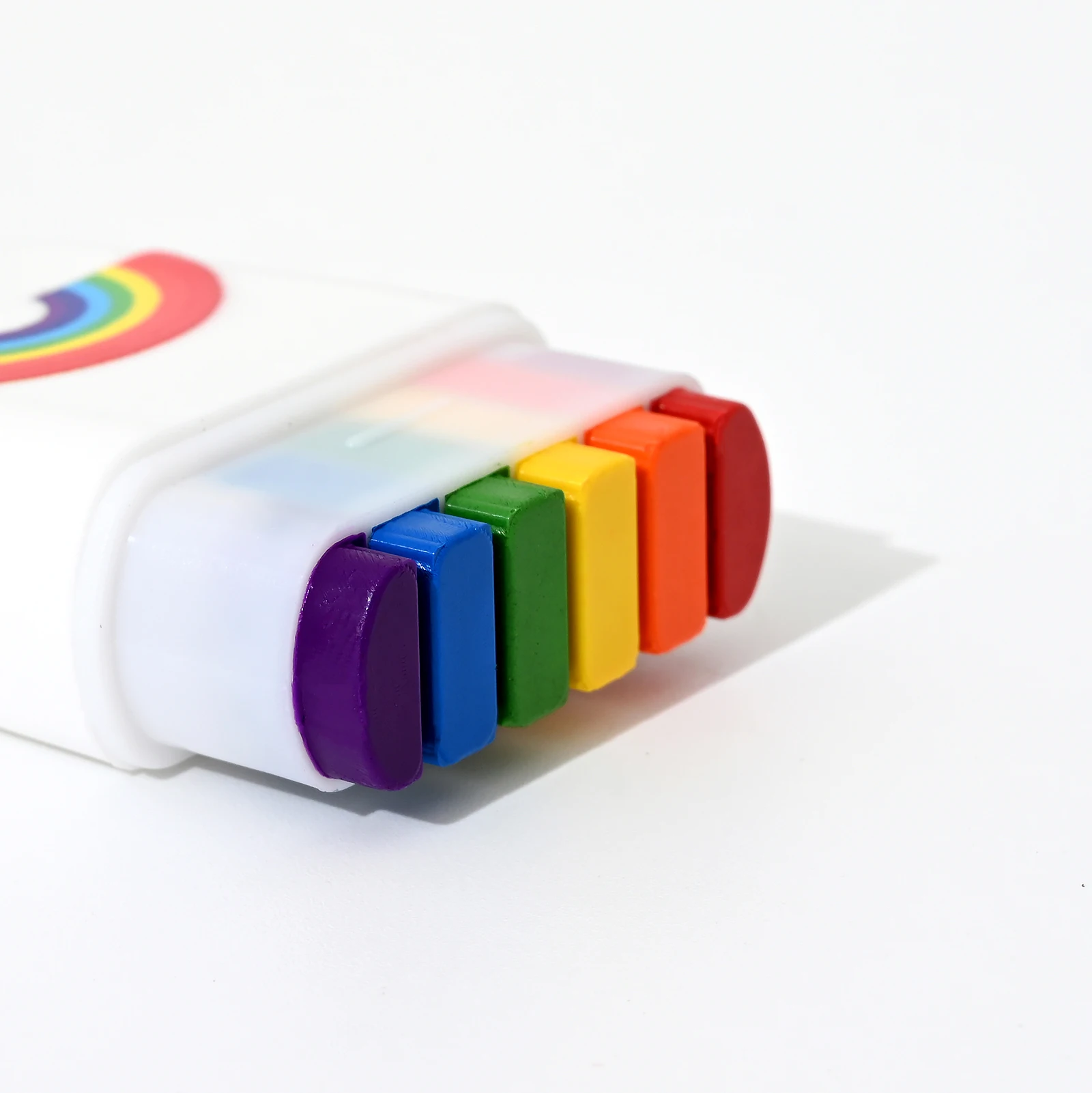2-teiliges Regenbogen-Wachsmalstift-Set für – Bild 5