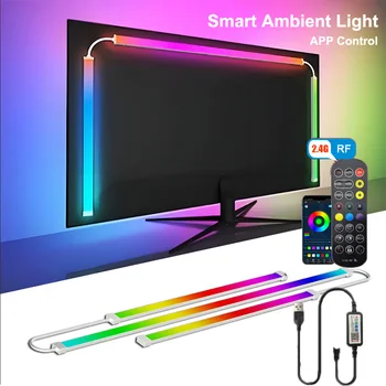 Intelligente Ambiente-PC-Display-Synchronisationsleuchte, Computermonitor-Hintergrundbeleuchtung