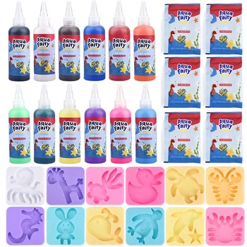 Kinder Handgemachte DIY Handwerk Malerei Aufkleber Montessori Bildung Origami Magie Wasser Elfen Kit Set