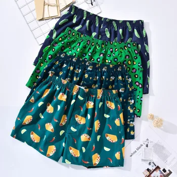 100% Baumwolle männer Unterwäsche Weiche Bequeme männer Unterwäsche männer Shorts Hause Lose Stretch männer