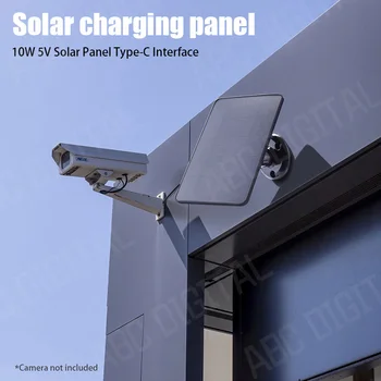 10 W 5 V Solarpanel-Set, 2-in-1-Typ-C-Solarmodule, Solarzellen-Ladegerät für den Außenbereich