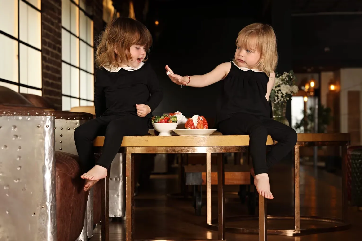 2026 Mali's SS Schwarze Bestickte Pyjamas Boutique – Bild 6