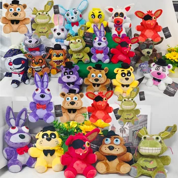 Fünf Nacht bei Freddy Fnaf Niedliche Plüschtiere Spielpuppe Bonnie Bär Foxy Cartoon Gefüllte Puppen Freddy