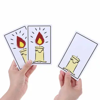 Relighting Candles Zauberkarten Zaubertricks Zauberrequisiten Erstaunliches neues Zauberspielzeug Lustiges