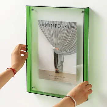 10 Arten Farbe Acryl Bilderrahmen DIY Poster Bilderrahmen Malerei Halle Schlafzimmer Wand Wohnzimmer