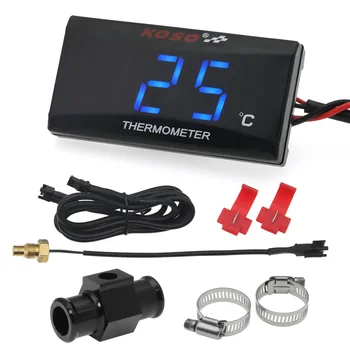 Motorrad-Thermometer, LCD-Digitalbildschirm, Mini-Messgerät für XMAX 250 300 NMAX CB400 CB500X KOSO