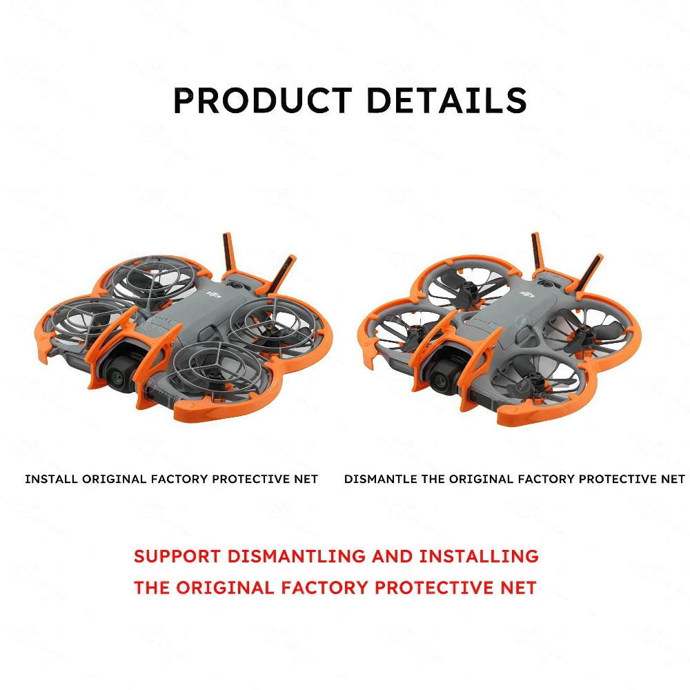 3D druck 4 in 1Für DJI NEO 2 Anti-Kollision Schutz Stoßstange – Bild 2