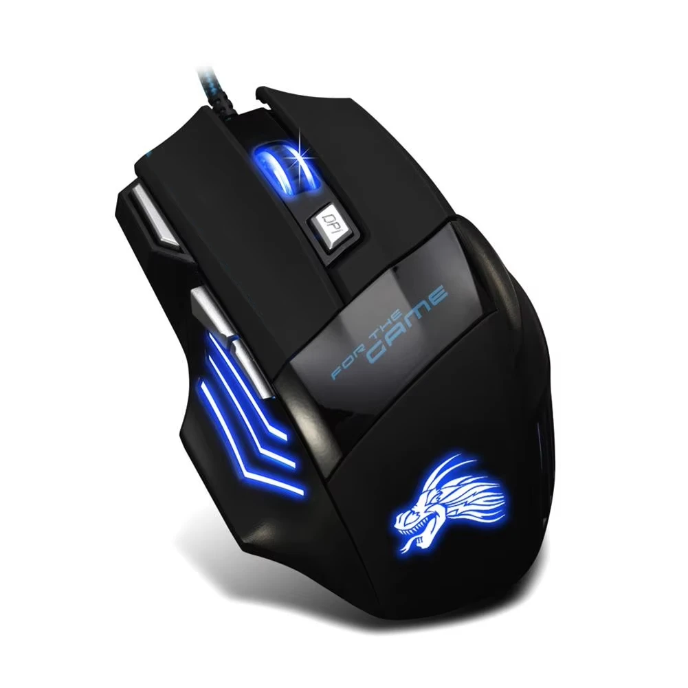 Einstellbare USB Verdrahtete Optische Mäuse Gaming Maus – Bild 3