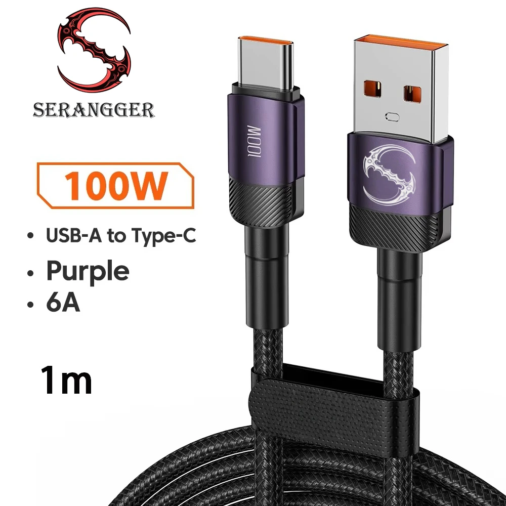 USB auf USB-C Kabel 100 W PD, Schnellladen, in mehreren Längen – Bild 6