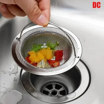 Edelstahl-Küchenspülefilter, Müll- und Lebensmittelrückstände/Haarfänger, halten Ihre Badewanne