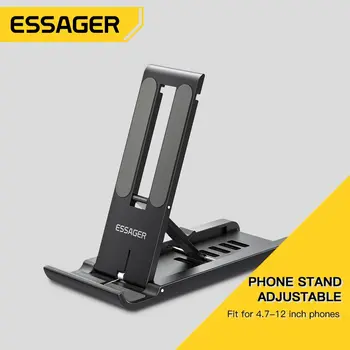 Essager tragbarer Desktop-Halter faltbarer Mini-Handy-Ständer für iPhone 13 Pro Max iPad Xiaomi Schreibtisch
