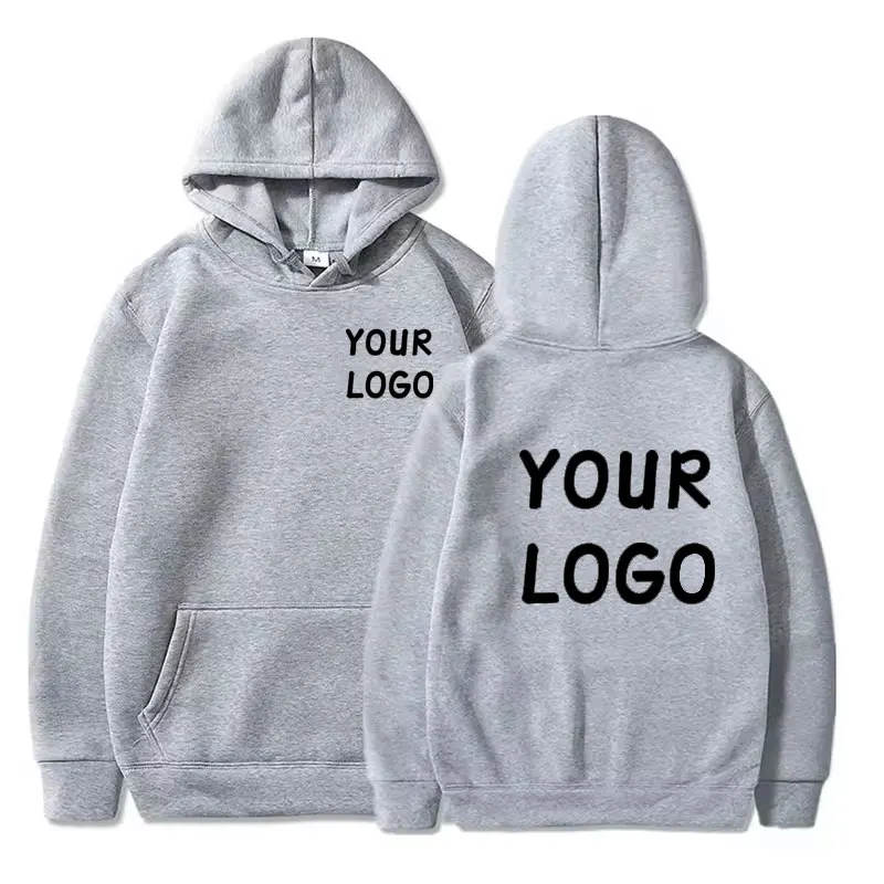 DIY Custom Your Brand LOGO Männer Frauen Casual Hoodie Top – Bild 4