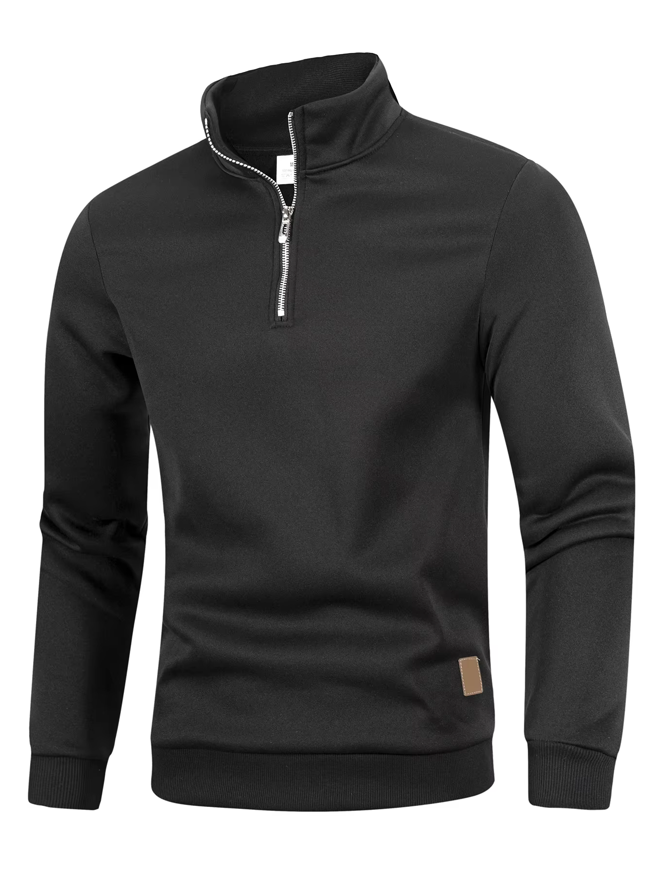 Herbst männer Zipper Pullover Rollkragen Warme Pullover – Bild 3