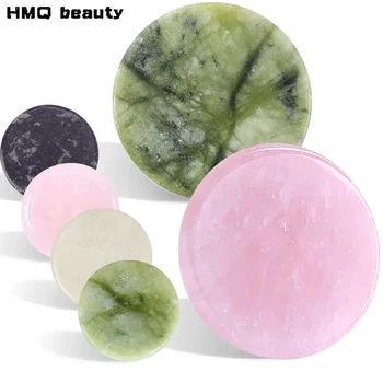 Kleber Palette Wimpern Extensions Rosa Grün Jade Stein Wiederverwendbare Falsche Wimpern Selbstklebende