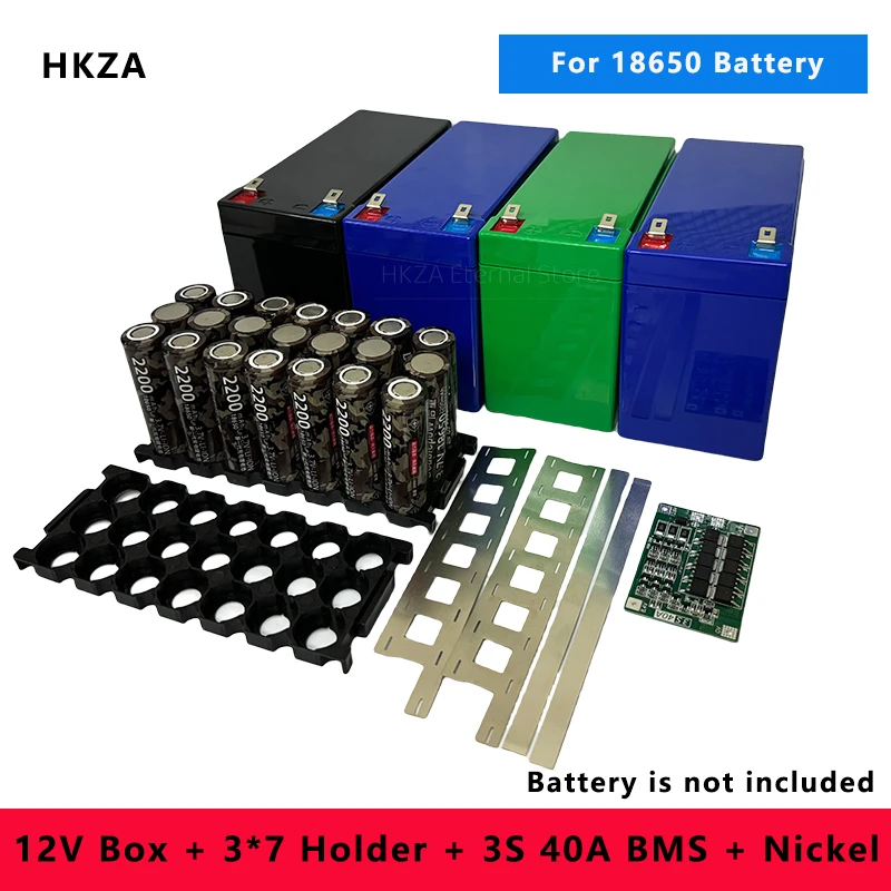 12 V Lithium-Batterie-Aufbewahrungsbox-Halter, ersetzt