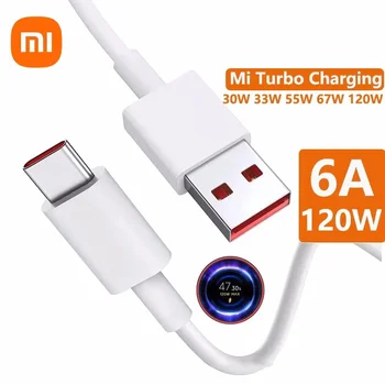 Xiaomi 6A 120 W USB C-Typ Ultraschnellladekabel Xiaomi Mi 13 12 Pro Realme POCO 12 Turbo