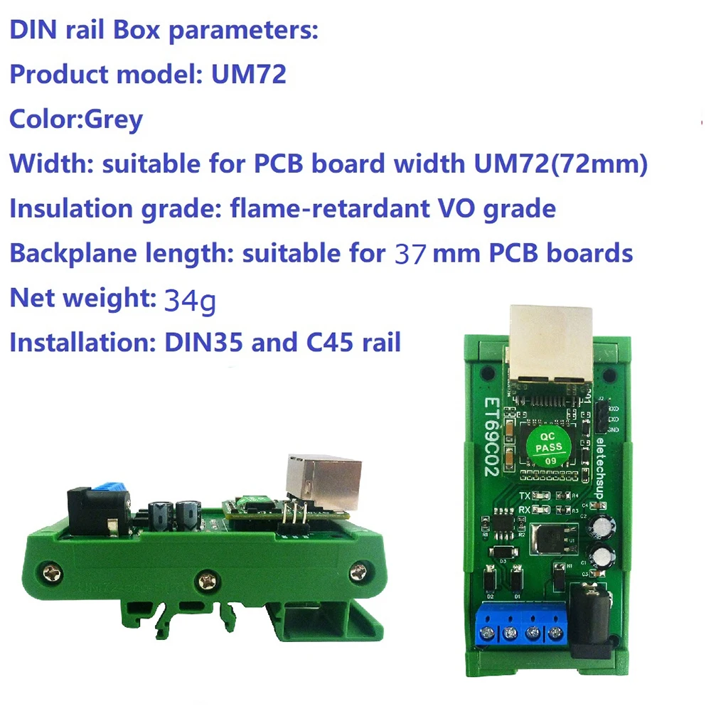 MQTT Modbus RTU Modul Ethernet Netzwerk IP RJ45 zu RS485 Bus – Bild 6